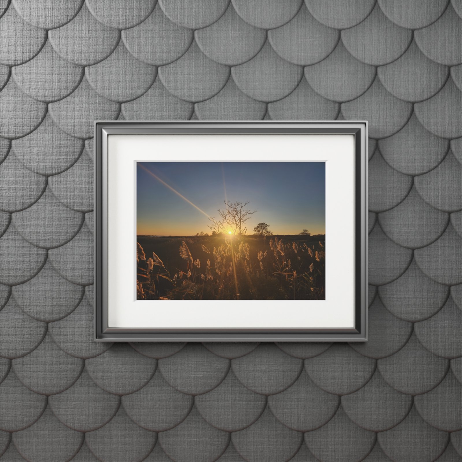Autumn Sunset – Fine Art Print with Passepartout Mat - view 3