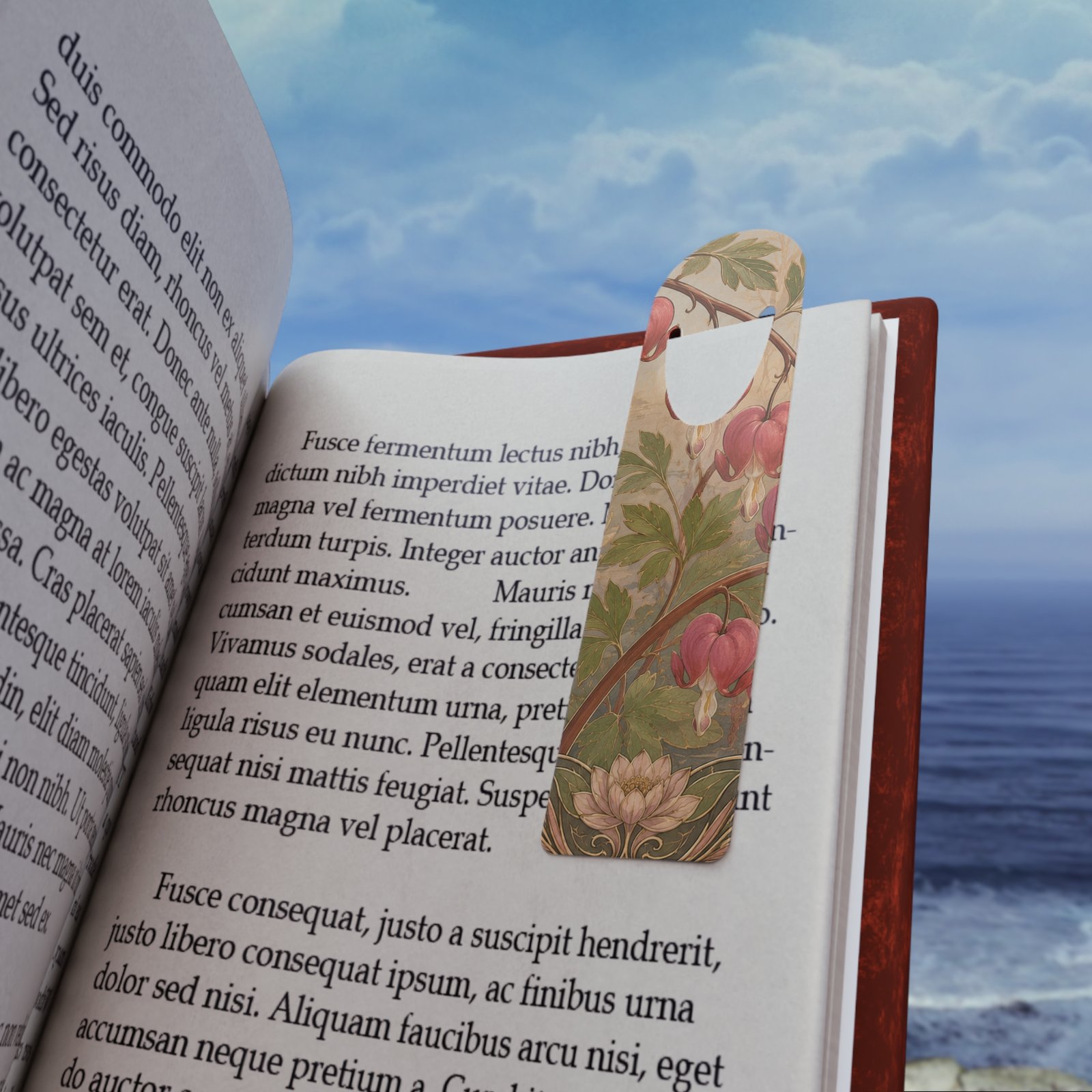 Watercolor Art Nouveau Collection — Bleeding Heart Bookmark - view 4