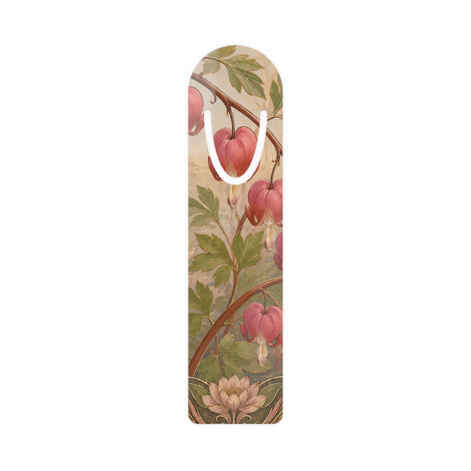Watercolor Art Nouveau Collection — Bleeding Heart Bookmark