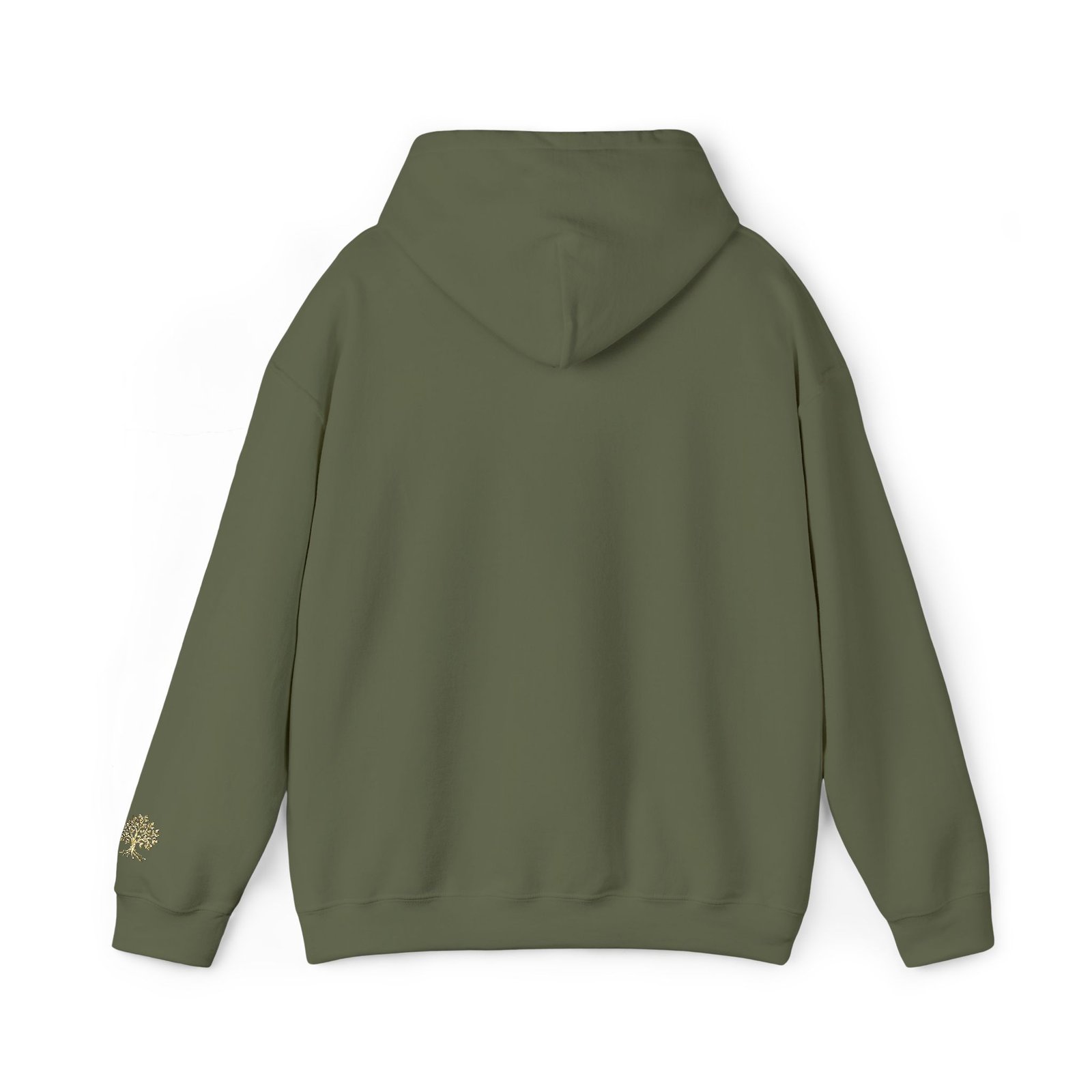 Embroidered Tree Hoodie — Unisex Fleece Sweatshirt - view 2