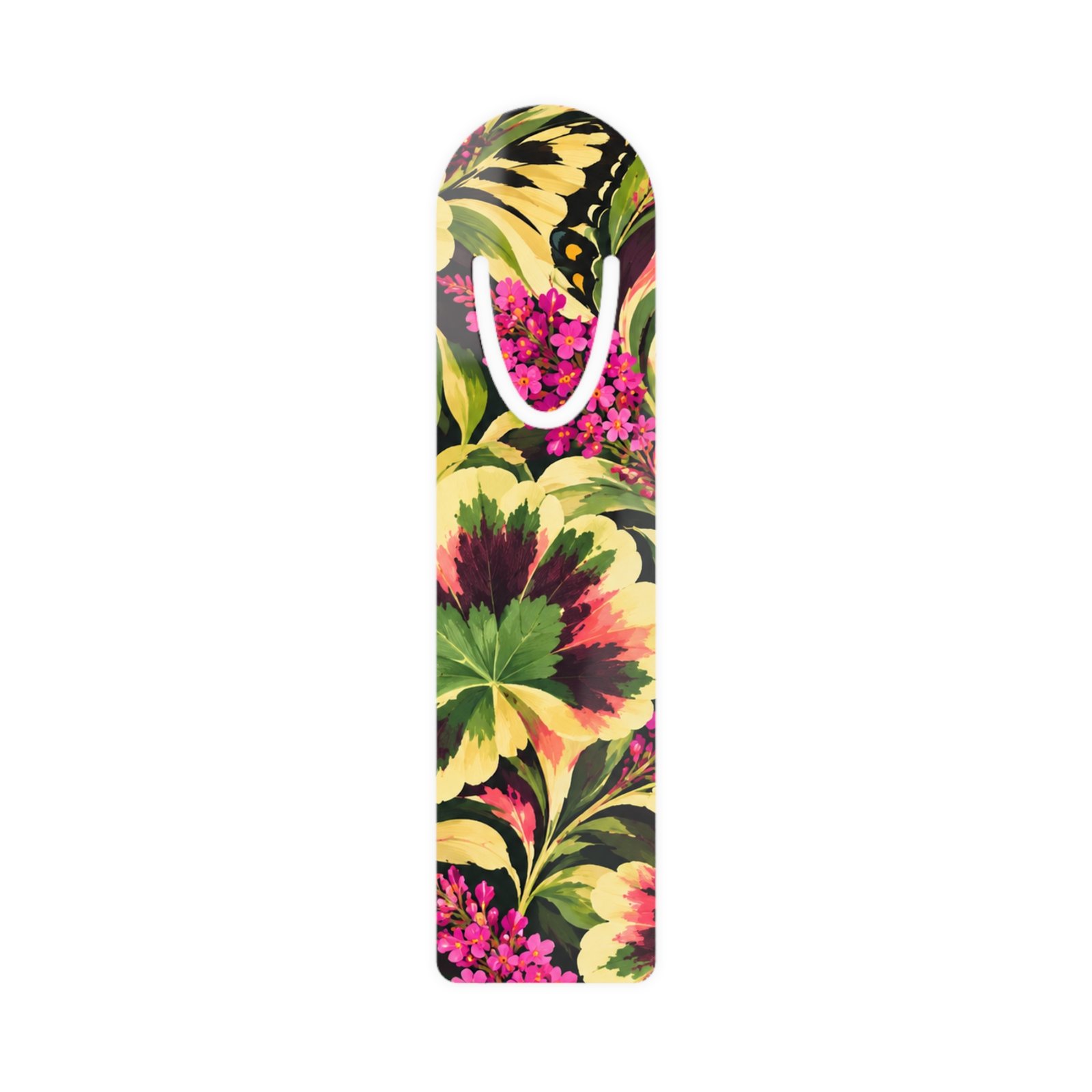 Abstract Botanical Collection — Geranium Bookmark