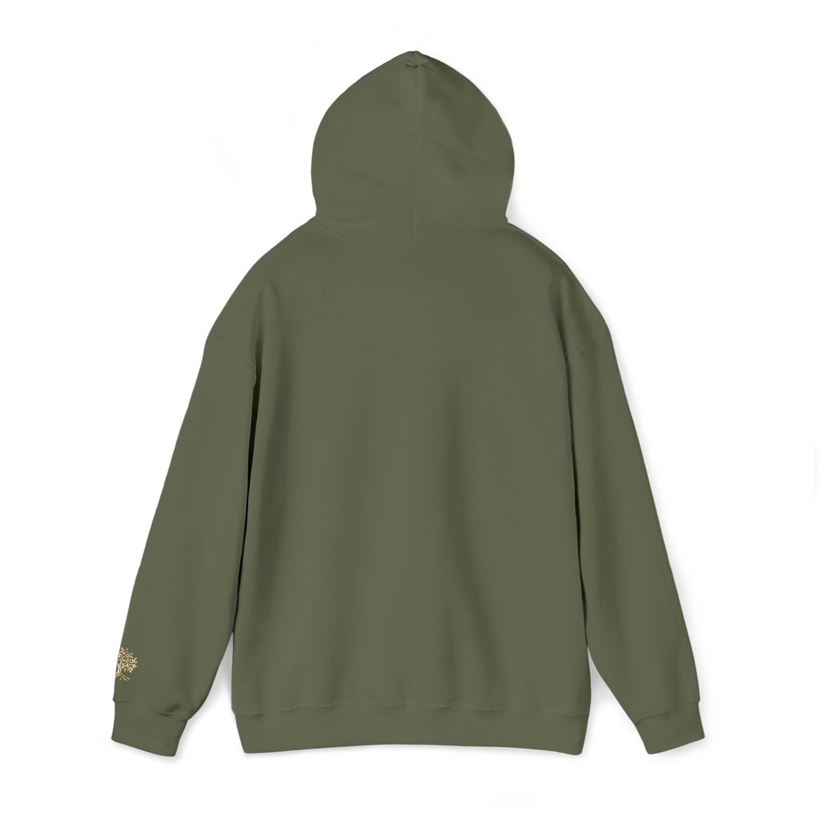 Embroidered Tree Hoodie — Unisex Fleece Sweatshirt - view 3