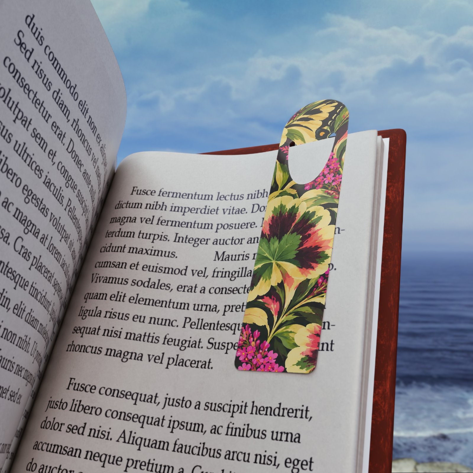 Abstract Botanical Collection — Geranium Bookmark - view 4