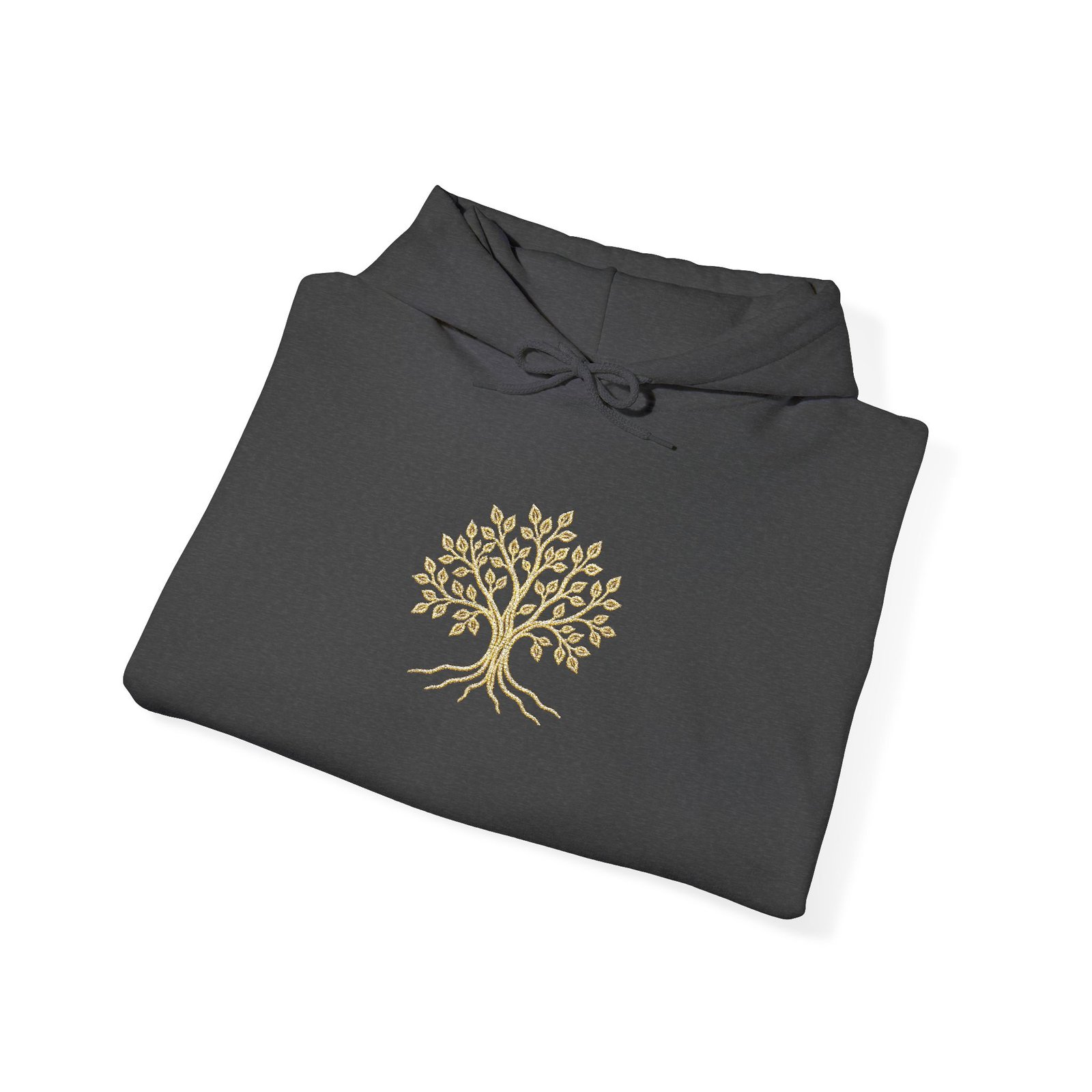 Embroidered Tree Hoodie — Unisex Fleece Sweatshirt - view 20