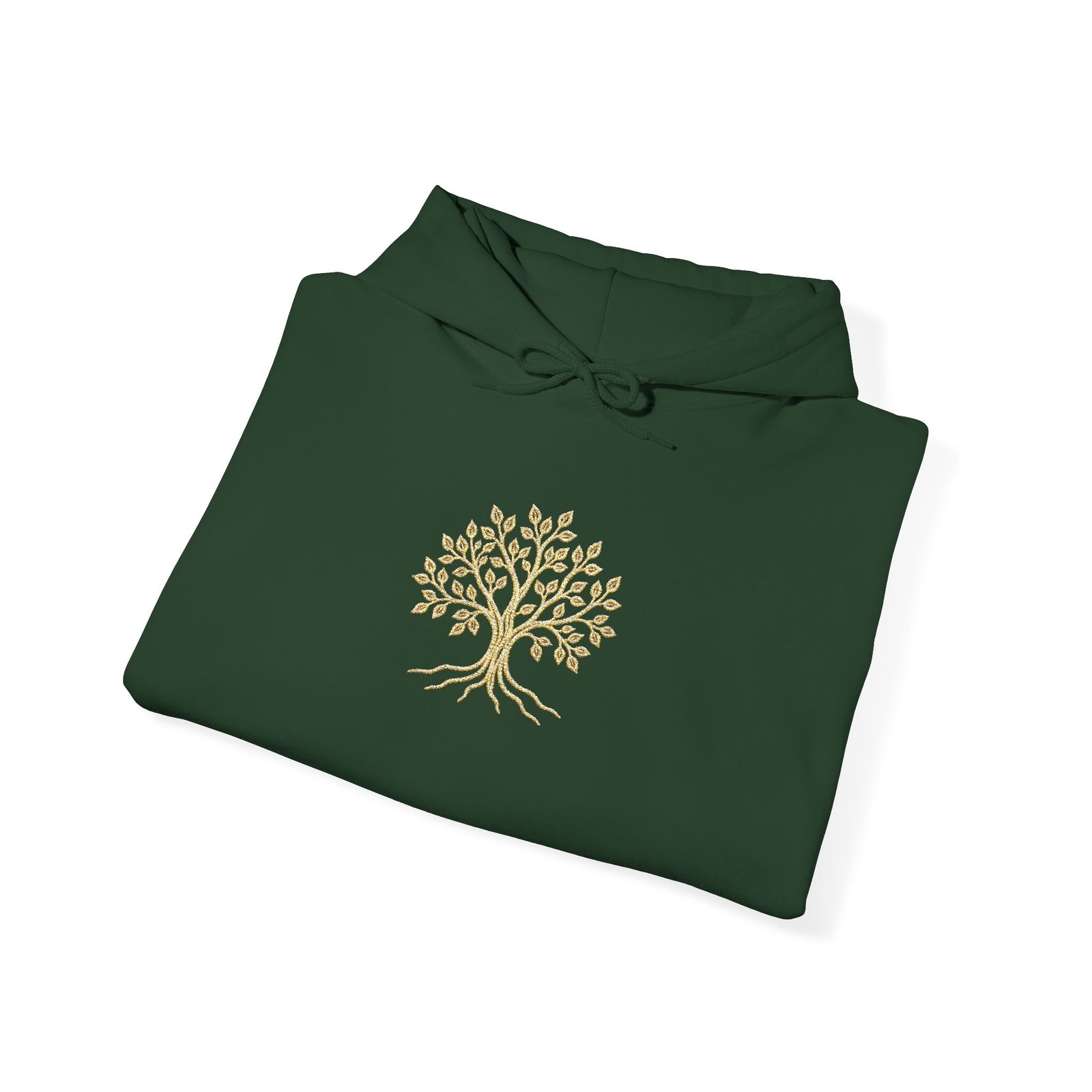 Embroidered Tree Hoodie — Unisex Fleece Sweatshirt - view 16